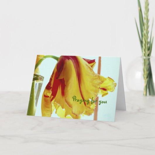 健康な祈りの言葉カードを得て下さい カード (正面)