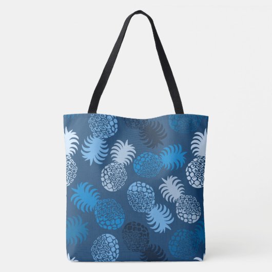 健康な移住のハワイのパイナップル海軍ビーチのバッグ トートバッグ (裏面)