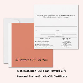 健康な習慣コーチ報酬ギフト証明書