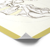 健康な背骨、強い体カイロプラクティックポスター ポスター (角)