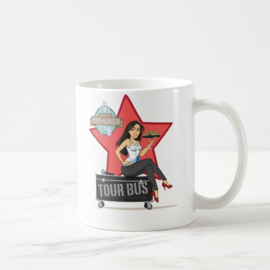 健康な航海者の観光バスのマグ コーヒーマグカップ (右)