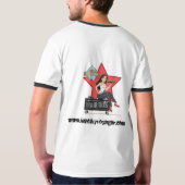 健康な航海者の観光バスの人の信号器のティー Tシャツ (裏面)