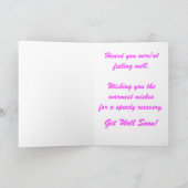 健康な花束カードを得て下さい シーズンカード (内部)