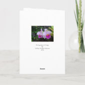 健康な蘭を得て下さい カード (裏面)