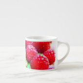 健康な赤いラズベリーとアーモンド水の色 エスプレッソカップ (右)