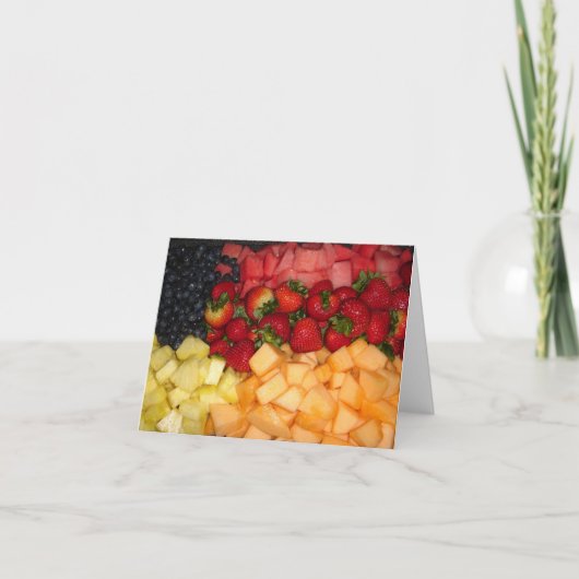 健康な蹴りのメッセージカード カード (正面)