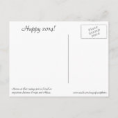 健康な郵便はがきを始める新年 シーズンポストカード (裏面)