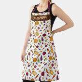 健康な野菜「オールオーバープリント」 エプロン (インサイチュ)