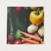 健康な野菜 タペストリー (正面)