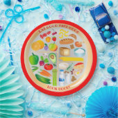 健康な食べ物の健康ダイエット ペーパープレート (パーティー)