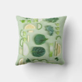 健康な食物 クッション (裏面)