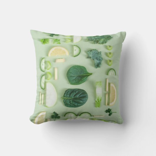 健康な食物 クッション (正面)