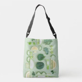 健康な食物 クロスボディバッグ (裏面)