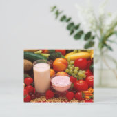 健康な食物 ポストカード (スタンド正面)