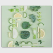 健康な食物 ラッピングペーパー (フラット)