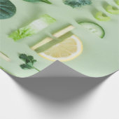 健康な食物 ラッピングペーパー (角)