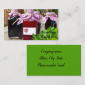 健康な食物 名刺 (正面/裏面)