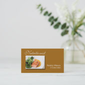 健康な"栄養士"の食糧コーチ減量 名刺 (スタンド正面)