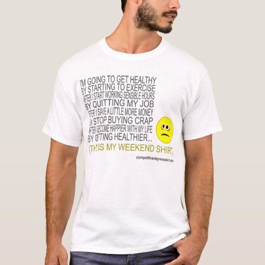 健康になって下さい Tシャツ (正面)