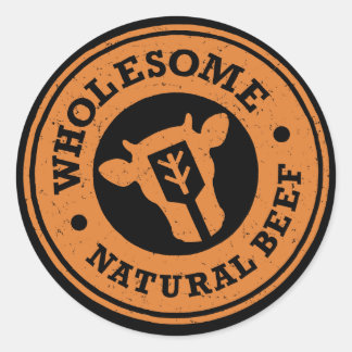 健康によいステッカーBl&O ラウンドシール