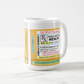 健康に対するRX処方 コーヒーマグカップ (正面右)