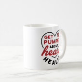 健康に拍車を掛ける コーヒーマグカップ (正面右)