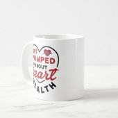 健康に拍車を掛ける コーヒーマグカップ (正面左)