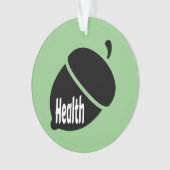 健康に生きる健康ナット オーナメント (正面)