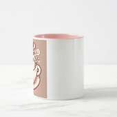 健康に良い猫とコーヒーかわいいかわいい子猫inティーカップ マグカップ (中央)