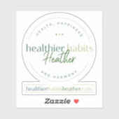 健康に良い習慣Heather Communityロゴ シール (シート)