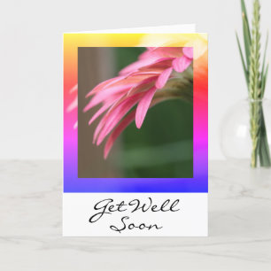 健康に花を咲かせて - 早期回復お見舞いカード サンキューカード