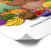 「健康に関する問題」 ポスター (角)