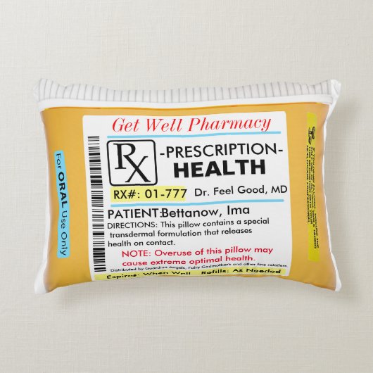 健康のためのRX枕を得る アクセントクッション (正面)