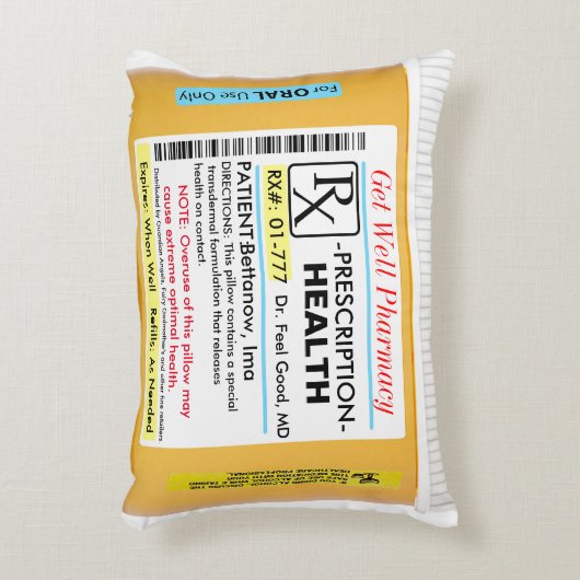 健康のためのRX枕を得る アクセントクッション (正面(垂直))