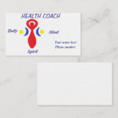 健康のコーチの名刺 名刺 (正面/裏面)