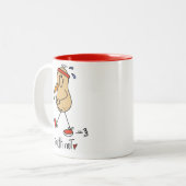 健康のナットのTシャツおよびギフト ツートーンマグカップ (正面左)