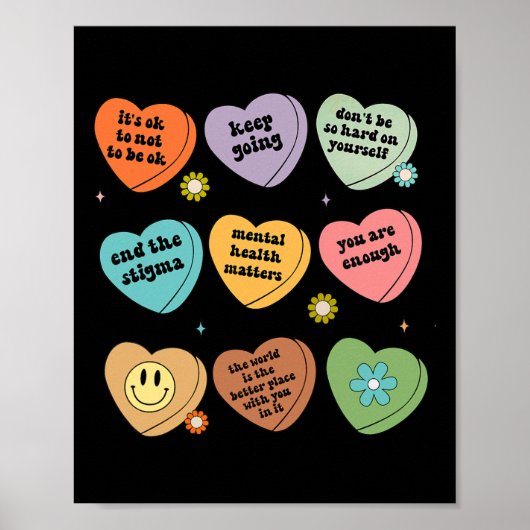 健康の問題は十分な自己の気に認識度 ポスター (正面)