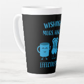 健康の回復が早く良くなる カフェラテマグ (左アングル)