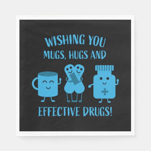 健康の回復が早く良くなる スタンダードランチョンナプキン (正面)