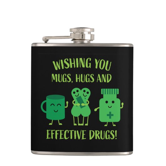 健康の回復が早く良くなる フラスク (正面)