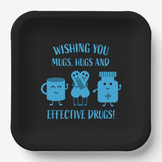 健康の回復が早く良くなる ペーパープレート (正面)