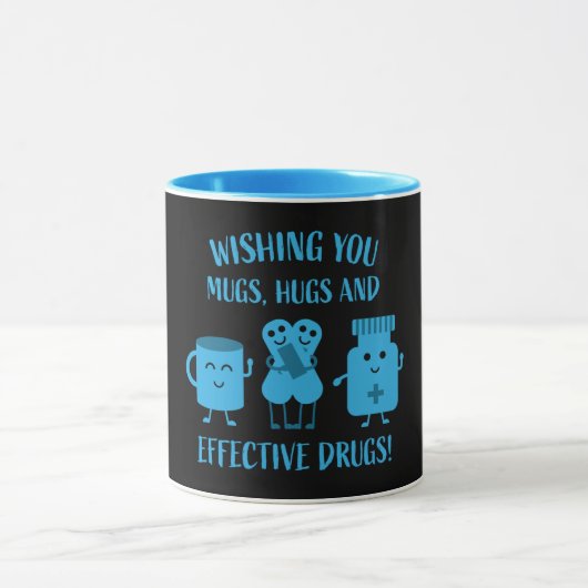 健康の回復が早く良くなる マグカップ (中央)