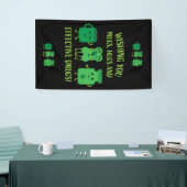 健康の回復が早く良くなる 横断幕 (トレードショー)