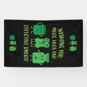 健康の回復が早く良くなる 横断幕 (横)