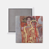 健康の女神,衛生の女神(サルス),グスタフクリムト マグネット (正面/裏面)