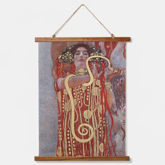 健康の女神，衛生の女神（サルス），グスタフクリムト 吊り下げ型タペストリー (正面)