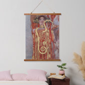 健康の女神，衛生の女神（サルス），グスタフクリムト 吊り下げ型タペストリー (寝室)