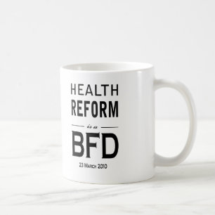 健康の改良はBFDです コーヒーマグカップ