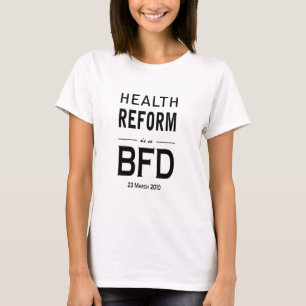 健康の改良はBFDです Tシャツ