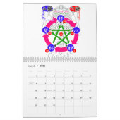 健康の日本語 カレンダー (3月 2026)